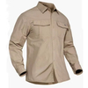 Men's Outdoor Shirt Long Sleeve Hiking Tops UPF 50 Sun Protection Shirt Quick Dry Lightweight Shirt With Pockets