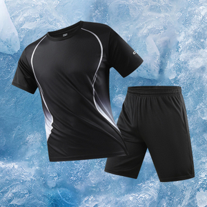 Custom New Trend Men's Sport Suits With Pocket Two-piece Running Sport Suits