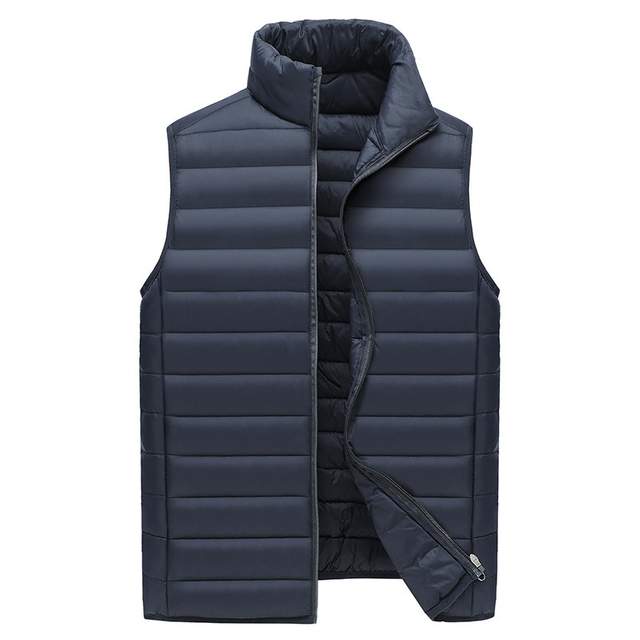 Mens Lightweight Waterproof Windproof Fishing Causal Winter Vest Jacket Coat for Hiking Camping Sailing
