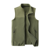 Fashion Contrast Color Casual Polyester Men Soft Fleece Vest Micro Fleece Gilet for Men Outdoor Jacket