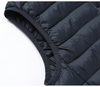 Mens Lightweight Waterproof Windproof Fishing Causal Winter Vest Jacket Coat for Hiking Camping Sailing