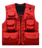 Custom Explosive Models Men's Utility Cargo Vest Outdoor Fishing Safari Travel Work Photo Vest With Pockets