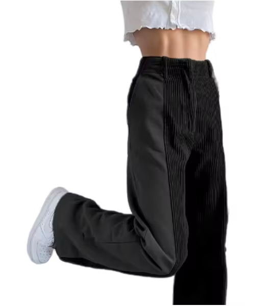 New Product Explosion Women's Straight Leg Trousers Loose Cut Colour Casual Trousers