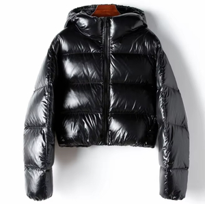 Fashion Custom Short Down Jacket New White Duck Down Hooded Jacket Puffer Light Weight Down Jacket