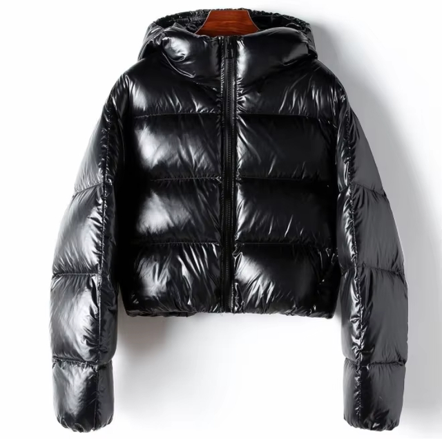 Fashion Custom Short Down Jacket New White Duck Down Hooded Jacket Puffer Light Weight Down Jacket