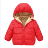 Spring Mountain Kids Plain Color Jacket Children's Cotton Coat Thick Keep Warm Winter Children Cotton Padded Jacket