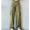 New Trend Cargo Pants Ladies Casual Trouser Woman With Pocket
