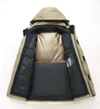 New Outdoor Hard Shell 3-in-1 Down Jacket With White Goose Down Inner Liner Removable Men's Mountaineering Ski Jacket