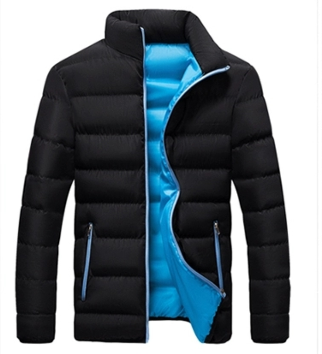 OEM Custom Warm Thick Bubble Men Winter Coats High Quality Zipper Padded Puffer Jackets