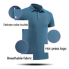 New Custom Summer Casual Men's POLO Short-sleeved T-shirt Printed Logo Design Fashion Quick-drying Polo Shirt