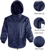 Waterproof Work Wear Rain Suit Set Nylon Jacket With Pants Durable for Gardening Cleaning Fishing Outdoor