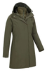 Professional Puffer Padding 3 in 1 Windproof Waterproof Women Long Outdoor Hiking Hooded Jacket