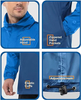 Wholesale Men's Casual Rain Jacket Waterproof Lightweight Foldable Raincoat for Hiking Golf Running Camping Fishing