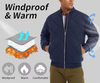 Men's Bomber Jacket Winter Fall Quilted Puffer Jacket Warm Padded pilot Coat