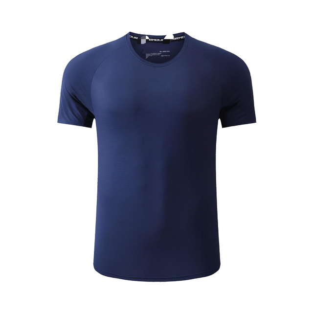 Men's Ice Silk Quick-Dry T-Shirts | Stretch Mesh Short Sleeve | Loose Round Neck Sportswear Wholesale