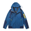 Womens and Mens Lightweight Color-Blocked Hooded Jacket 
