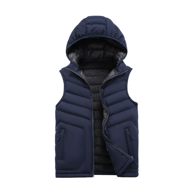 Custom 100% Nylon Warm Men Waistcoat Fashion Classic Winter Vest Padded Vest for Men