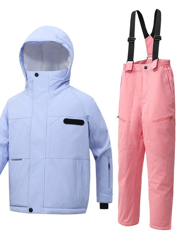 Kids Ski Jacket and Pant Set - Blue