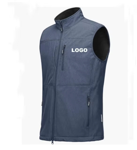 Online Hot-selling Men's Windproof Lightweight Soft-shell Casual Vest for Running Golf Camping Travel Hiking