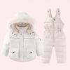 Kids Ski Jacket and Pant Snowsuit - Khaki