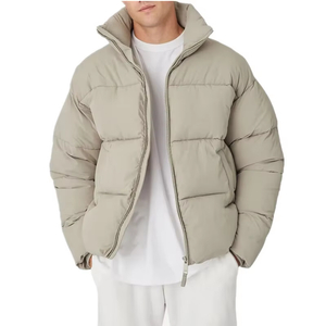 Wholesale High Quality Custom Men Padded Jacket With Hood Winter Cotton-padded Jacket