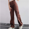 New Trend Cargo Pants Ladies Casual Trouser Woman With Pocket