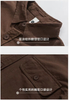 Fashionable American Men's Vintage Long-sleeved Cargo Shirt for Outdoor Hiking Fishing Camping