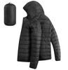 2025 OEM Men's Down Puffer Jacket With Hood Packable Lightweight Puffy Bubble Hooded Winter Coat Light Thin Insulated