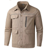 Cotton Long Sleeve Shirt Male Summer Welder Wear Anti-ironing Labor protection Suit Shirt Coat