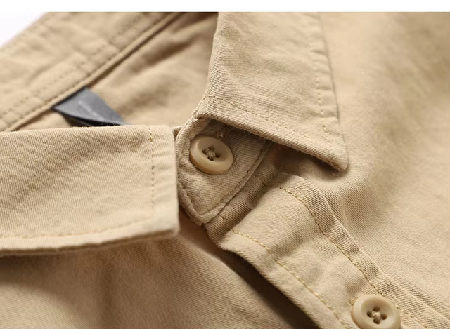 Men's Cargo Outdoor Shirt for Hiking Fishing Outdoor Activities