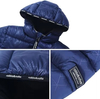 Boys' Thickened Hooded Puffer Down Jacket With Warm Wool Lined for Outdoor Hiking Skiing Travel School Snow Sports