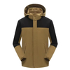 High Quality Unisex 3in1 Jacket Outdoor Waterproof Winter Fleece Lined Warm Hiking Windproof Khaki Jacket
