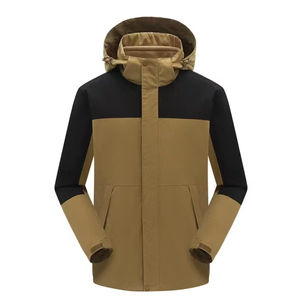 High Quality Unisex 3in1 Jacket Outdoor Waterproof Winter Fleece Lined Warm Hiking Windproof Khaki Jacket