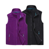 Custom Light Fleece Jacket Keep Warm Hiking Sports Softshell Vest Work Gilet in Spring for Women