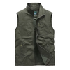 On Sale Men's Fishing Vest Utility Travel Vest With Pockets Jacket Vest