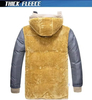 Custom Fashion Men's Winter Parka Down Jacket With Hood Waterproof Windproof Thickened Parka Ski Coat