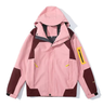 Womens and Mens Lightweight Color-Blocked Hooded Jacket 
