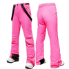 2025 Custom Women Ski Snowboarding Pants Waterproof Warm Wool Lined Ski Hiking Pants