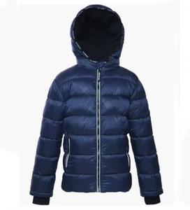 Boys' Thickened Hooded Puffer Down Jacket With Warm Wool Lined for Outdoor Hiking Skiing Travel School Snow Sports