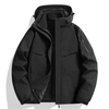 Unisex 3-in-1Ski Mountaineering Jacket - Detachable Fleece Lined Winter Coat with Stand Collar for Hiking & Snow Sports