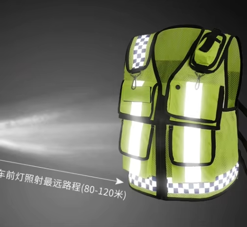 OEM Mesh Breathable Vest Riding Traffic Enforcement Patrol Road Emergency Rescue Security Suit Reflective Vest