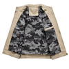On Sale Cotton Stand Collar Sleeveless Jacket Thread Hem Loose Vest Large Men's Vest