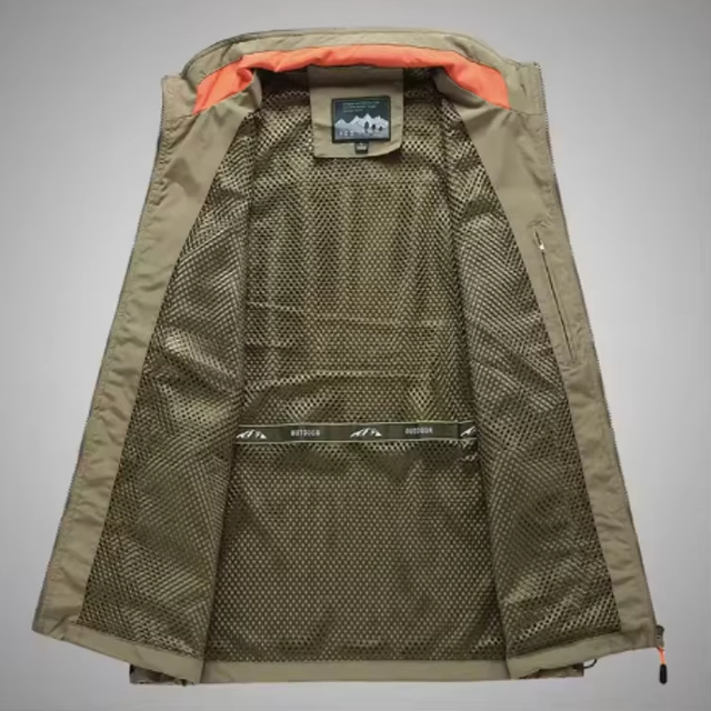 Best Selling Multi-pocket Outdoor Photography Casual Men's Waistcoat Fishing Vest Jacket