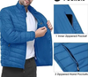 Autumn and Winter Lightweight Packable Winter Jacket With for Ski Travel Hiking Camping Fishing