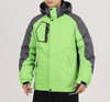 Custom Men's 3-in-1 Waterproof Winter Ski Jacket Windproof Ski Jacket With Detachable Down Jacket