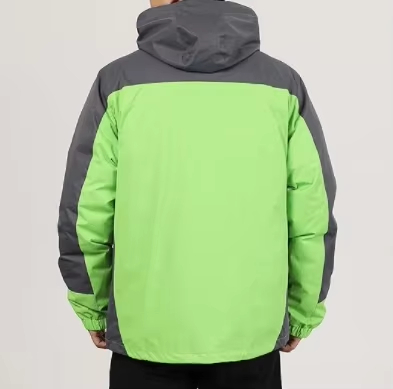 Custom Men's 3-in-1 Waterproof Winter Ski Jacket Windproof Ski Jacket With Detachable Down Jacket