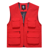 Custom Explosive Models Men's Utility Cargo Vest Outdoor Fishing Safari Travel Work Photo Vest With Pockets Summer Cooling Vest