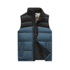 Custom Mens Down Vest Autumn and Winter New Stand Collar Warm Thickened Vest Short