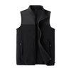 Fashion Contrast Color Casual Polyester Men Soft Fleece Vest Micro Fleece Gilet for Men Outdoor Jacket