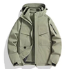 Unisex 3-in-1Ski Mountaineering Jacket - Detachable Fleece Lined Winter Coat with Stand Collar for Hiking & Snow Sports